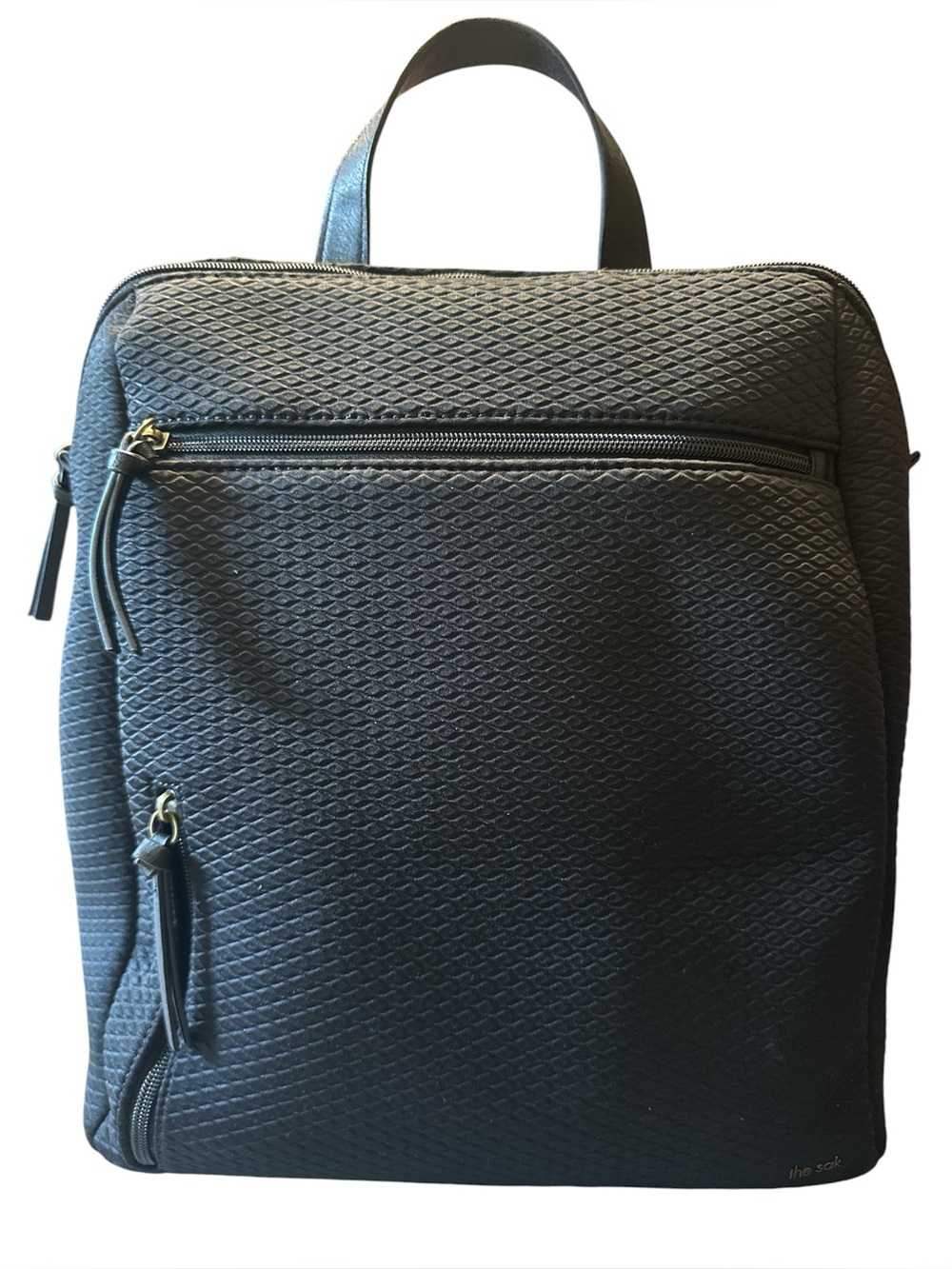 The Sak Black Quilted Neoprene Women’s Backpack